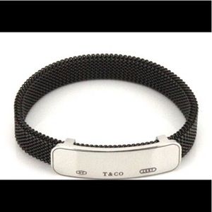 Tiffany & Co Stainless steel Black Bracelet